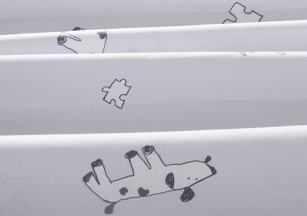 Постельное бельё Asabella 2359-4S 1,5-спальное 160x220 печатный сатин