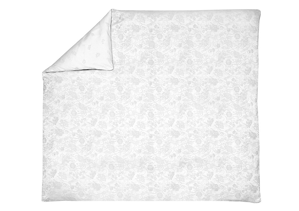 Постельное белье Blanc des Vosges Hesperide Nacre евро 200х220 сатин жаккард