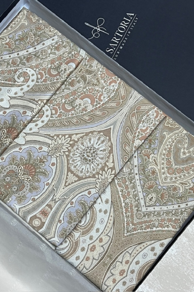 Постельное бельё La Sartoria La Dama семейное 2/155х200 мако-сатин