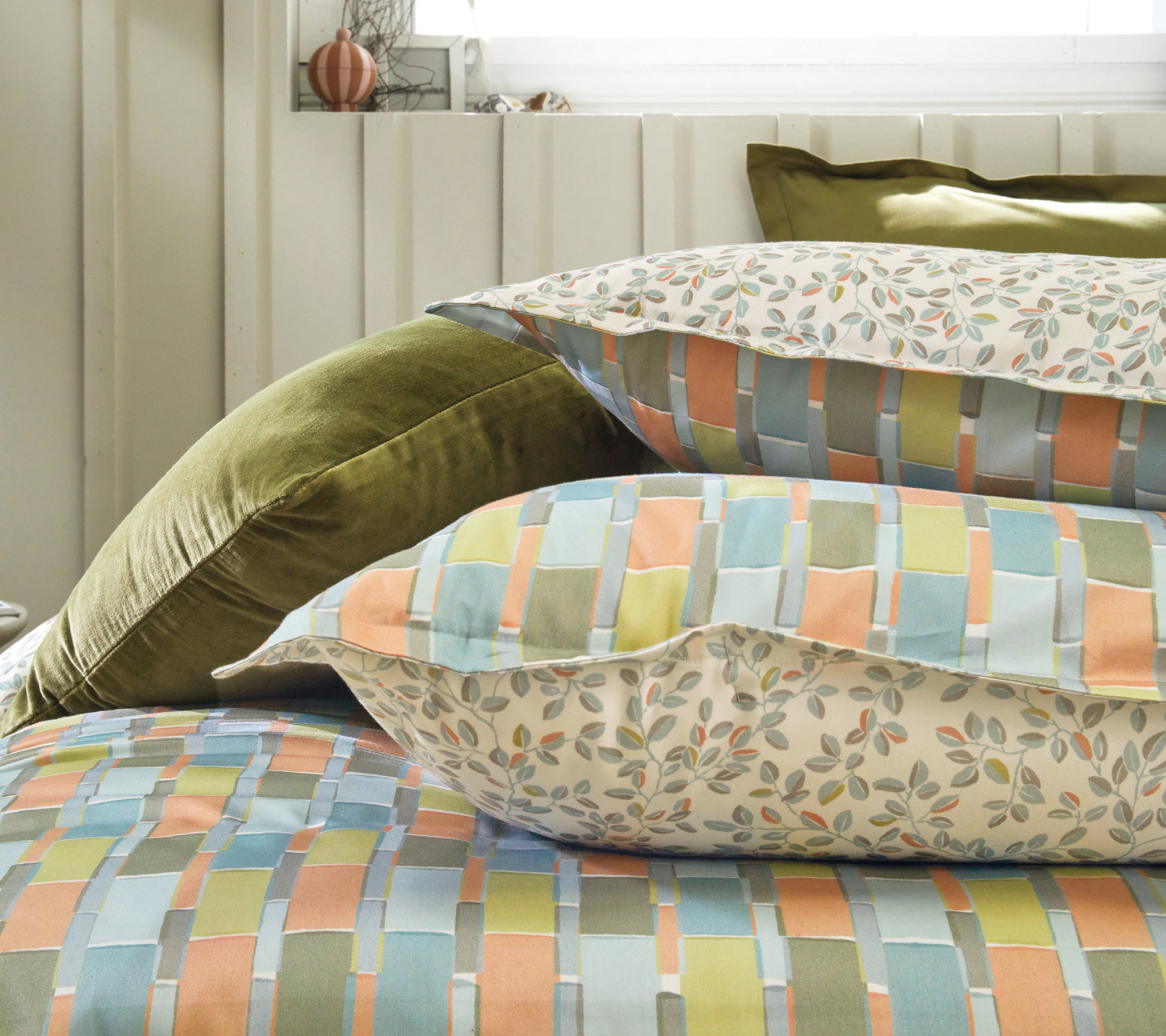 Постельное белье Blanc des Vosges Mix And Match 1.5 спальное 155х200 хлопок сатин