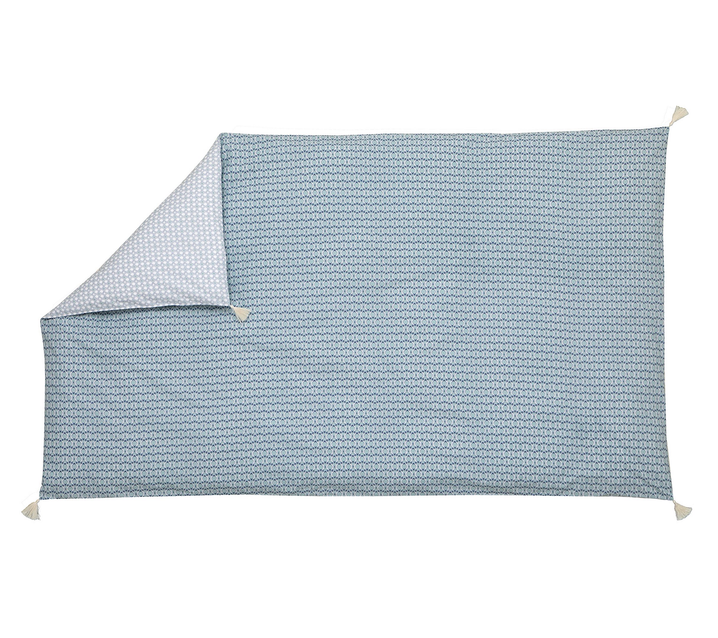 Постельное белье Blanc des Vosges Dandy Sauge евро 200х220 перкаль