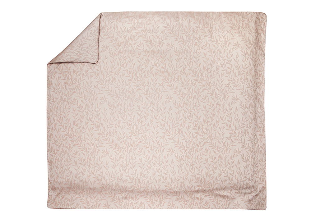 Постельное белье Blanc des Vosges Osier Poudre евро 200х220 сатин-жаккард
