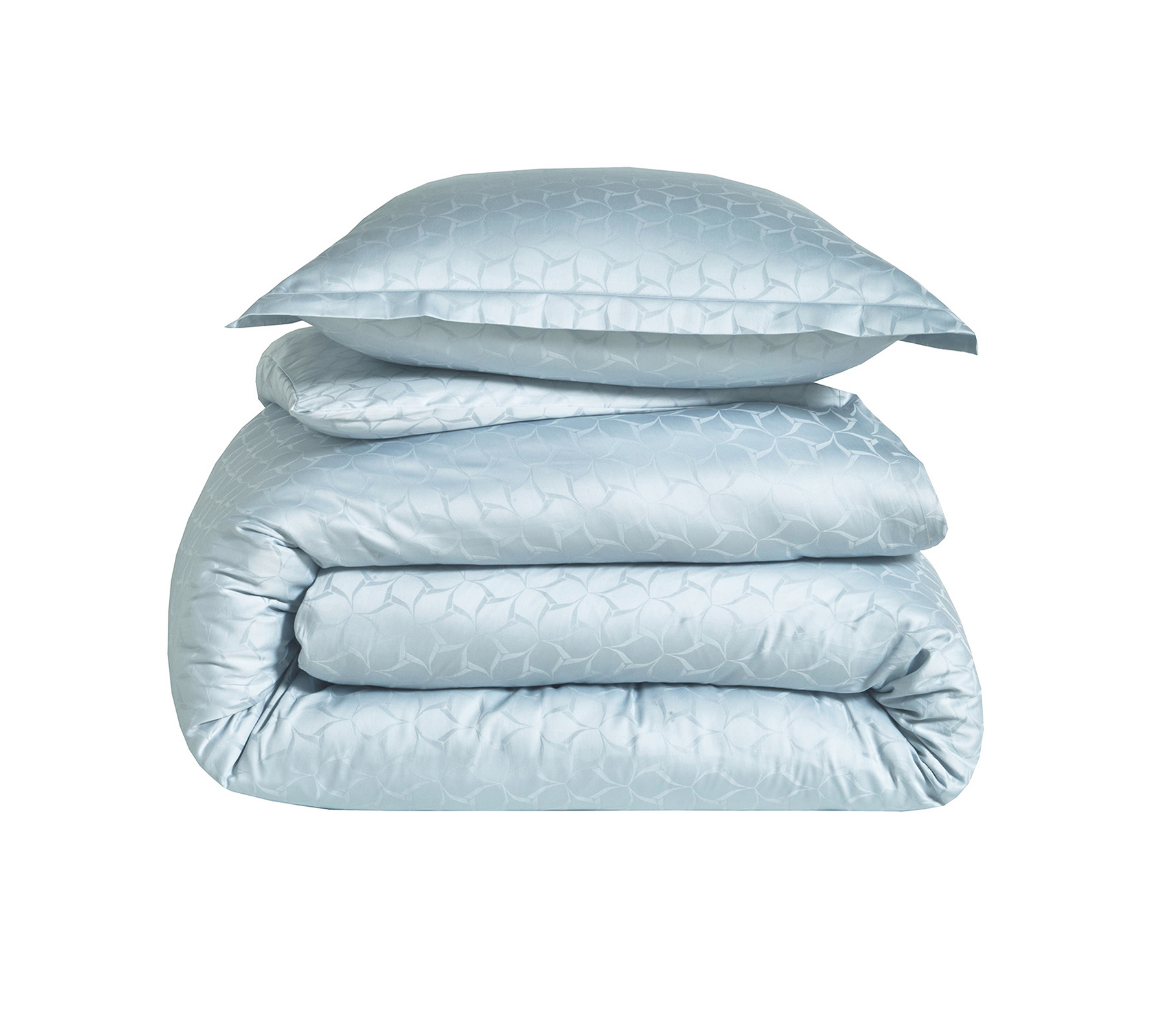 Постельное белье Blanc des Vosges Eole Glacier евро 200х220 сатин-жаккард