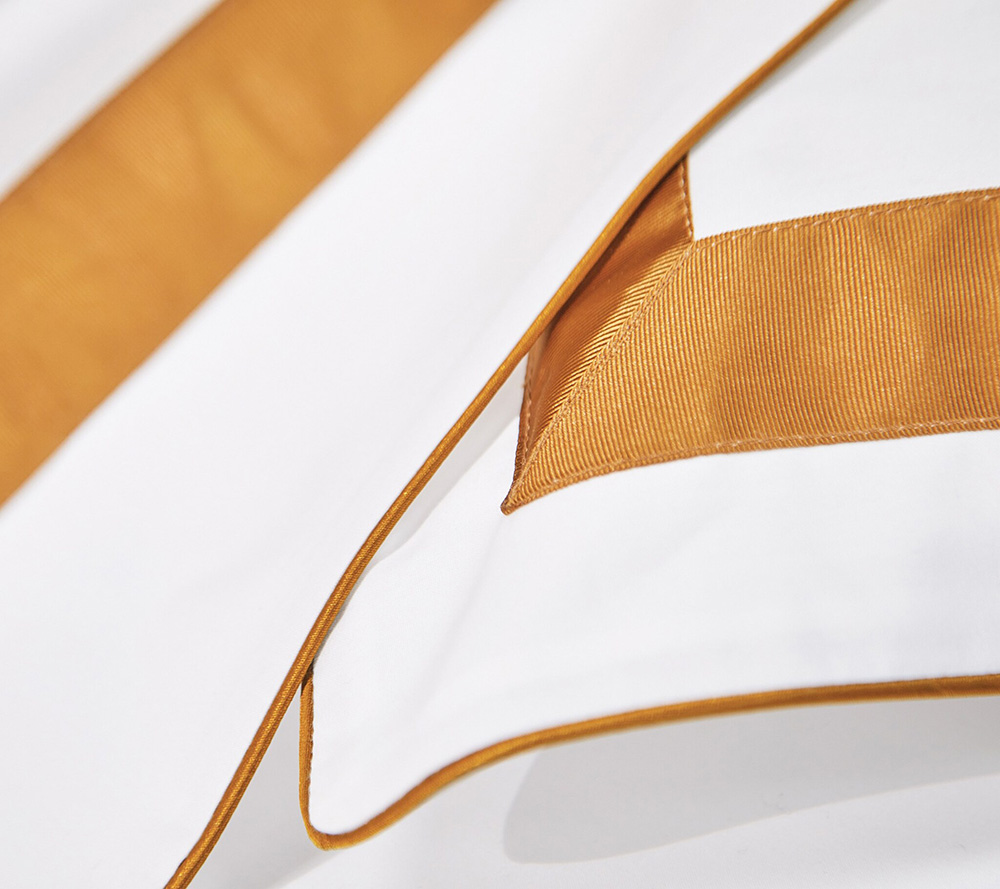 Наволочка Blanc des Vosges Egerie Ambre 50х75 перкаль