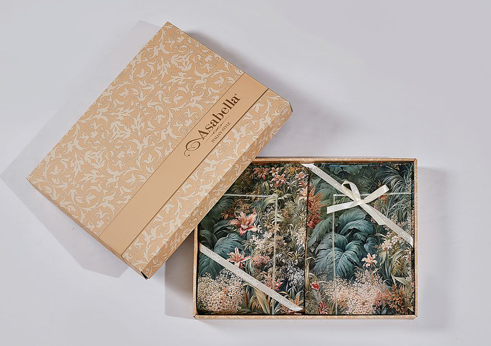 Постельное бельё Asabella 2317-6 евро 200x220 люкс-сатин