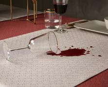 Скатерть Curt Bauer Riga Rubin 160х250 бордовая - фото 3