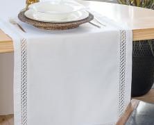 Скатерть Bovi Holiday белая 160x160 с тефлоновым покрытием - фото 2