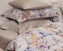 Постельное бельё DecoFlux Flora Costera Almond евро 200х220 мако-сатин - фото 5
