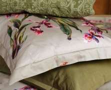 Постельное бельё DecoFlux Orchids Almond евро 200х220 мако-сатин - фото 2