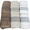 Комплект из 6 полотенец Vingi Ricami Ines Beige 40x60 и 60x110 - фото 2