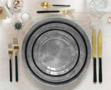 Столовые приборы Herdmar Vintage Mat Black Gold 97 (24 шт.) - фото 7