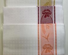 Комплект из 3х кухонных полотенец Emilio Gatti Lavanda 60x70 жаккард - фото 1