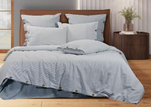 Постельное белье Sharmes Rustic Stripe семейное 2/150х210 жаккард/меланж - основновное изображение