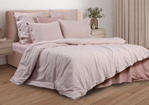 Постельное белье Sharmes Rustic Stripe 1.5-спльное 150х210 жаккард/меланж - основновное изображение