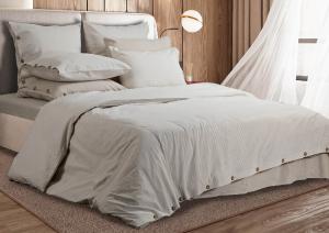 Постельное белье Sharmes Rustic Stripe евро 200х220 жаккард/меланж - основновное изображение