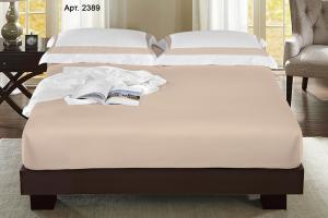 Простыня на резинке Sharmes Basic 500TC 160х200 хлопок пима - основновное изображение