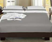 Простыня на резинке Sharmes Basic 500TC 160х200 хлопок пима - фото 2