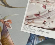 Постельное белье Blumarine Fleurette Blu евро+ 200х240 мако-сатин - фото 3
