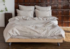 Постельное бельё Luxberry Лён и Хлопок натуральный 1.5-спальное 150x210 без простыни - основновное изображение
