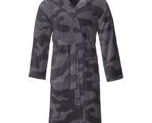 Халат велюровый мужской Vossen Domingo с капюшоном - фото 3