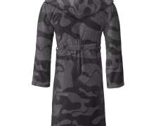 Халат велюровый мужской Vossen Domingo с капюшоном - фото 12