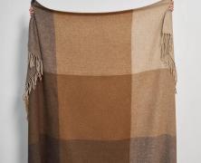 Плед шерстяной Luxberry Woolen Beige 150х200 бежево-коричневый - фото 3