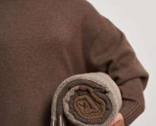 Плед шерстяной Luxberry Woolen Beige 150х200 бежево-коричневый - фото 5