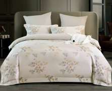 Постельное белье с одеялом Asabella 2241-OMP евро 200x220 сатин жаккард - фото 5