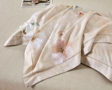 Постельное бельё с одеялом Asabella 2280-OSPS 1.5-спальное 160х220 фланель - фото 2