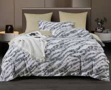 Постельное бельё с одеялом Asabella 2283-2OSP семейное 2/160х220 фланель - фото 5