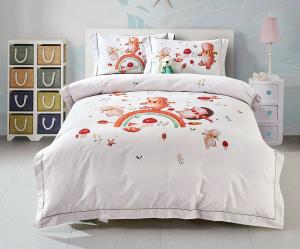 Постельное бельё Asabella 2313-4S 1,5-спальное 160x220 люкс-сатин - основновное изображение