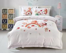Постельное бельё Asabella 2313-4XS 1,5-спальное 145x205 люкс-сатин