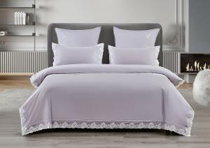 Постельное бельё Asabella 2331-6 евро 200x220 с кружевом - основновное изображение