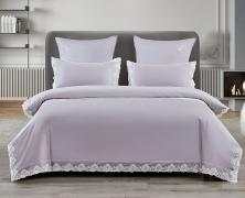 Постельное бельё Asabella 2331-6 евро 200x220 с кружевом