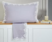 Постельное бельё Asabella 2331-6 евро 200x220 с кружевом - фото 1