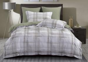 Постельное бельё Asabella 2336-6 евро 200x220 печатный сатин - основновное изображение