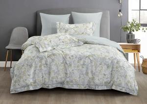 Постельное бельё Asabella 2347-6 евро 200x220 печатный сатин - основновное изображение