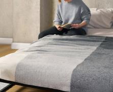 Плед шерстяной Luxberry Woolen Grey 150х200 серо-графитовый - фото 1