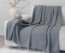 Плед шерстяной Luxberry Беринг 170х200 серый