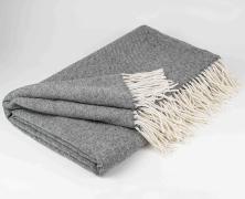 Плед шерстяной Luxberry Беринг 170х200 серый - фото 1