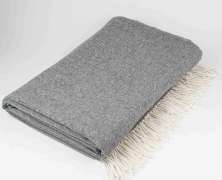 Плед шерстяной Luxberry Беринг 170х200 серый - фото 5