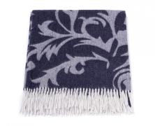 Плед альпака IncAlpaca PBA-16 135x186 сине-лиловый - фото 1