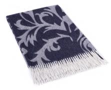 Плед альпака IncAlpaca PBA-16 135x186 сине-лиловый - фото 2