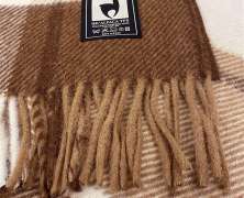 Плед альпака/меринос IncAlpaca PP-22 150x200 оттенки коричневого и бежевого - фото 6