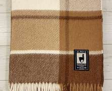 Плед альпака/меринос IncAlpaca PP-22 150x200 оттенки коричневого и бежевого - фото 9