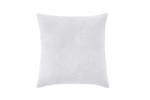 Декоративная подушка Blanc des Vosges Verone Blanc 45х45 хлопок - основновное изображение