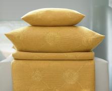 Декоративная подушка Blanc des Vosges Verone Curry 45х45 хлопок - фото 2