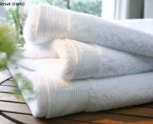 Полотенце махровое Blanc des Vosges Uni 70х140 хлопок - фото 12