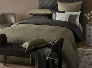 Постельное бельё Curt Bauer Arezzo Olive 1.5-спальное 155х220 мако дамаст - основновное изображение