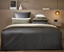 Постельное бельё Curt Bauer Arezzo Чёрное дерево 1.5-спальное 155х220 мако дамаст